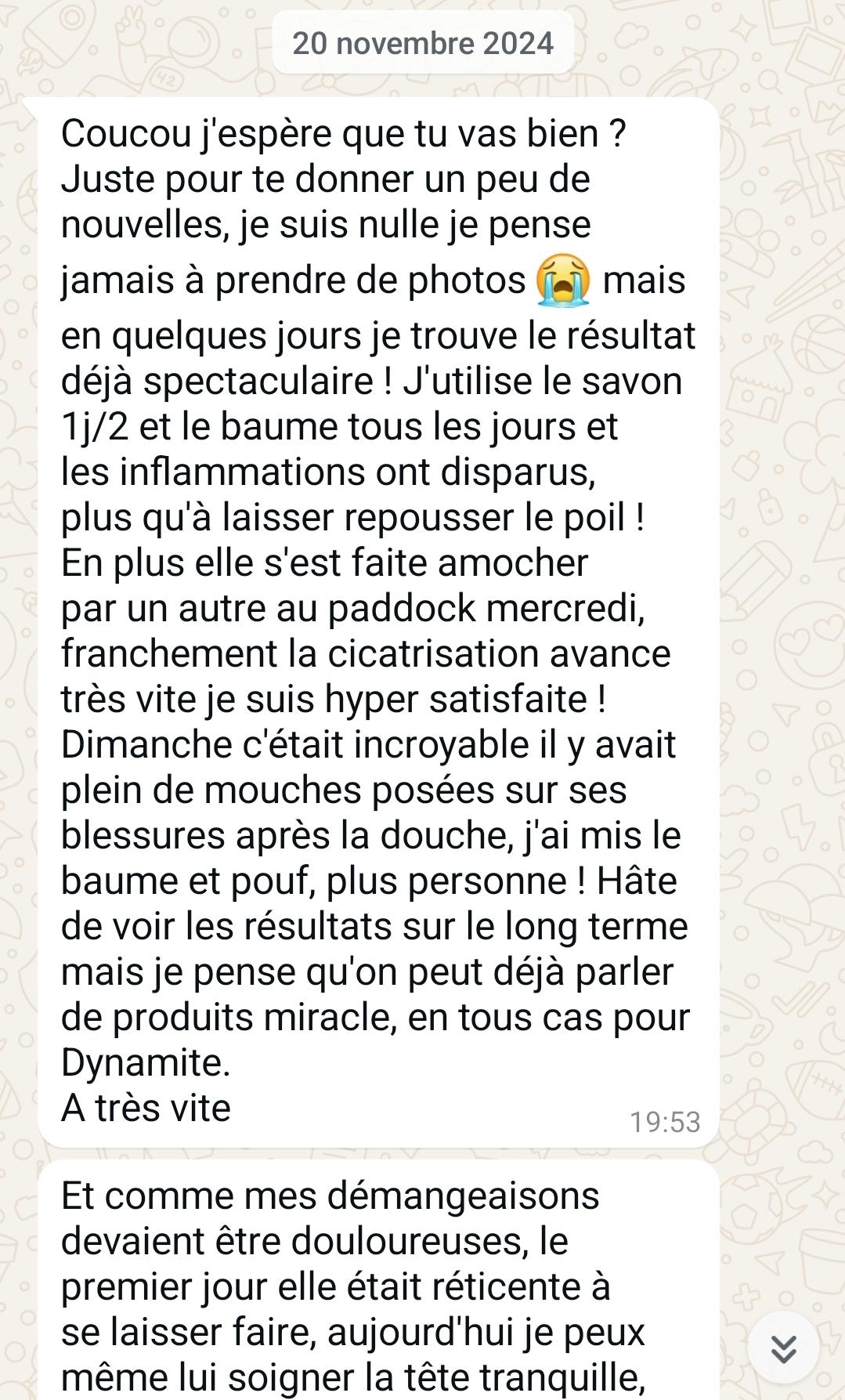 Témoignage d'Angéline